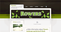 Desktop Screenshot of flowers-landscaping.co.uk